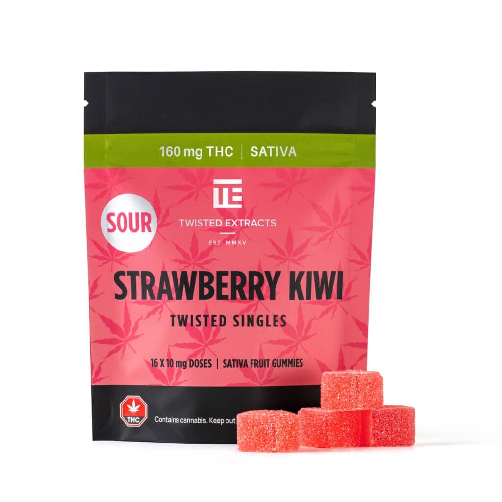 7 Powerful Sour Strawberry Kiwi Sativa Edible Features